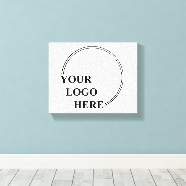 Customizable Template Create Your Own Gift Idea  Canvas Print (Insitu(Wood Floor))