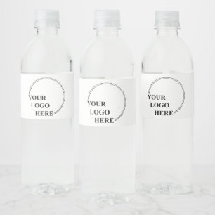 Customizable Template Create Your Own Gift Idea  Water Bottle Label