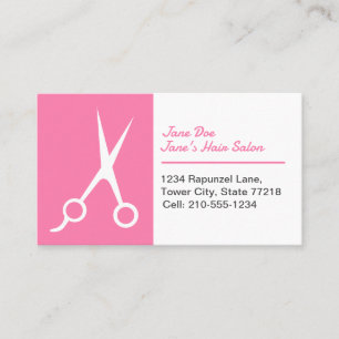 Customizable Template Hair Stylist Business Card