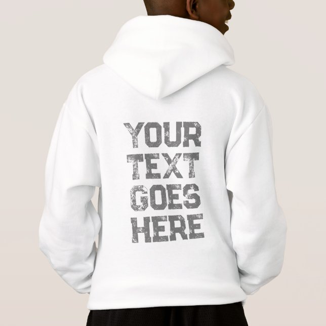 Customizable Template Kids Boys Modern Back Print (Back)