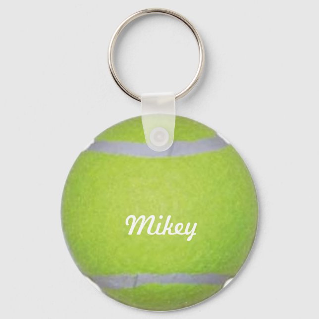 Customizable Tennis Ball Keychain (Front)