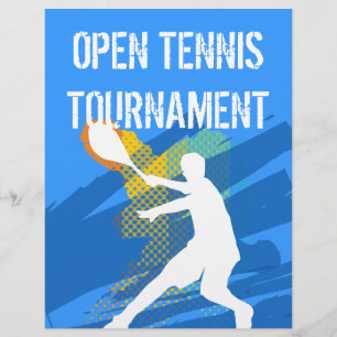 Customizable Tennis Flyer