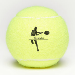 Customizable Tennis Player Themed Custom Name Balls