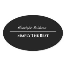 Customizable Text and Colours Basic Black and Whit