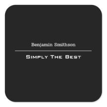 Customizable Text and Colours Basic Black and Whit