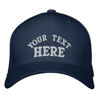 Customizable Text Baseball Cap