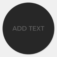 Customizable Text | Bold Modern Black & Dark Grey