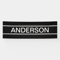 Customizable Text | Bold Modern Black & White