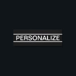 Customizable Text | Bold Modern Black & White Canvas Print<br><div class="desc">Bold contemporary look.</div>