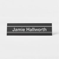 Customizable Text | Bold Modern Black & White