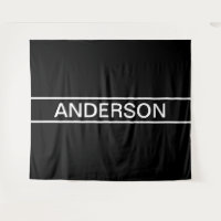 Customizable Text | Bold Modern Black & White