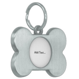 Customizable Text, Bone Shaped Pet Tag