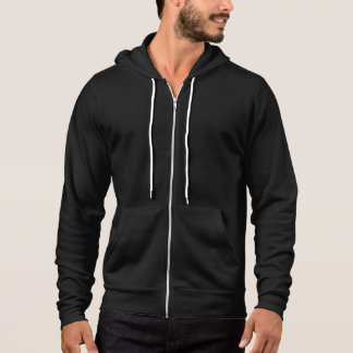 Customizable Text, Business Name Fleece Zip Jogger Hoodie