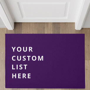 Customizable Text Doormat