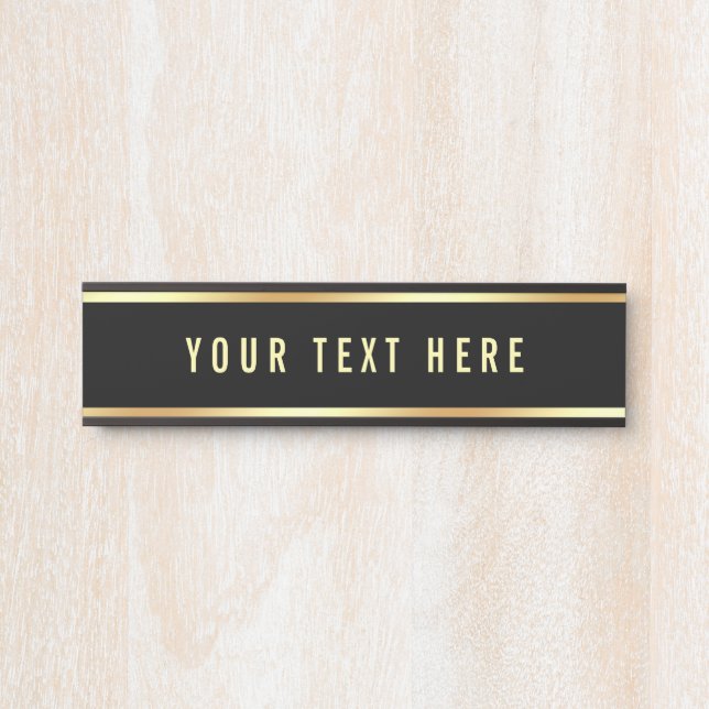 Customizable Text Exam Room Conference Room Door Sign (Front)