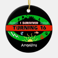 Customizable Text Featuring I Survived Turning 16