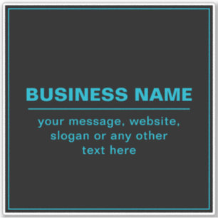 Customizable Text for Business Etc. Editable Black