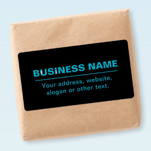 Customizable Text for Business Etc. Editable Black
