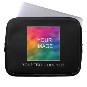 Customizable Text Image Design Colour Template Laptop Sleeve