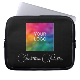 Customizable Text Name Image Colour Template Laptop Sleeve