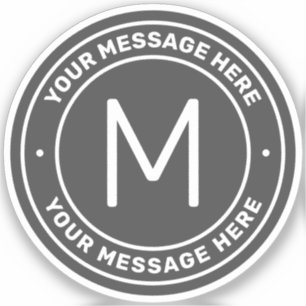 Customizable Text Template   Grey
