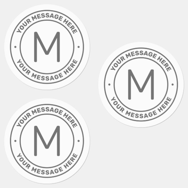 Customizable Text Template  | White & Grey (Group)