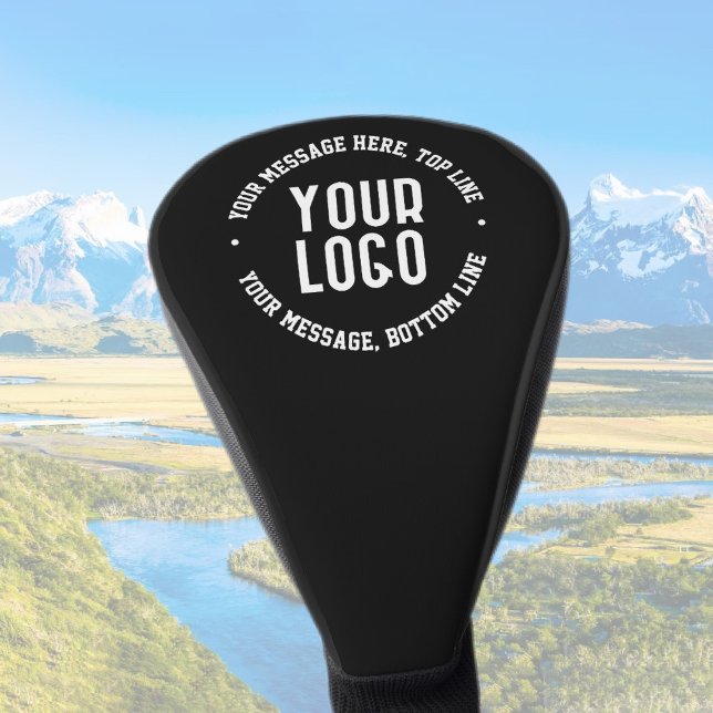 Customizable Text & Your Uploaded Logo or Image   Golf Head Cover (Creator Uploaded)