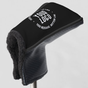 Customizable Text & Your Uploaded Logo or Image Golf Head Cover