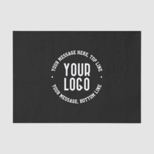 Customizable Text & Your Uploaded Logo or Image   Tissue Paper