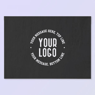 Customizable Text & Your Uploaded Logo or Image   Tissue Paper