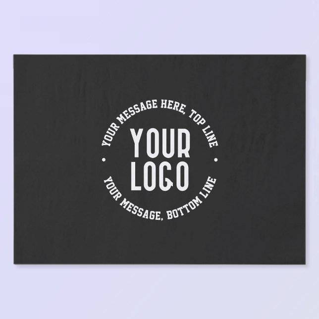 Customizable Text & Your Uploaded Logo or Image   Tissue Paper (Creator Uploaded)