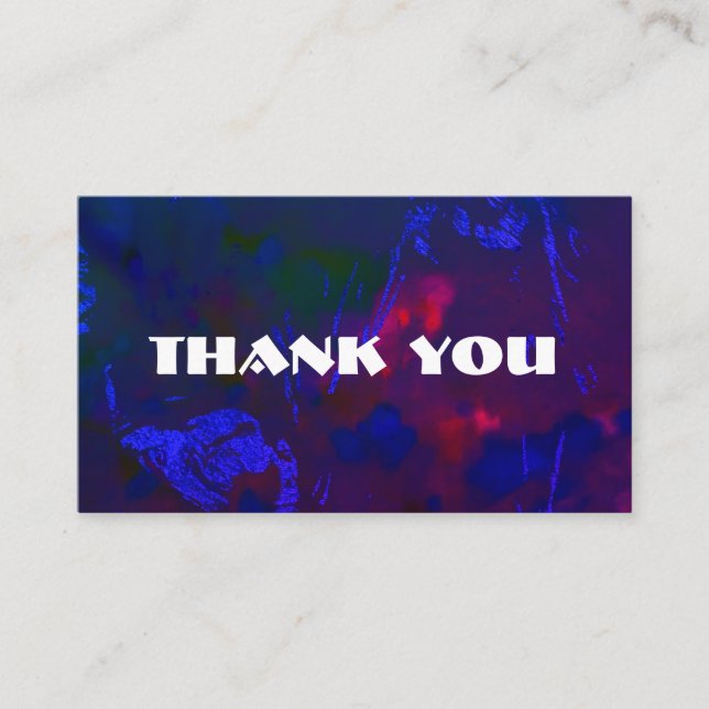 Customizable thank you card  (Front)