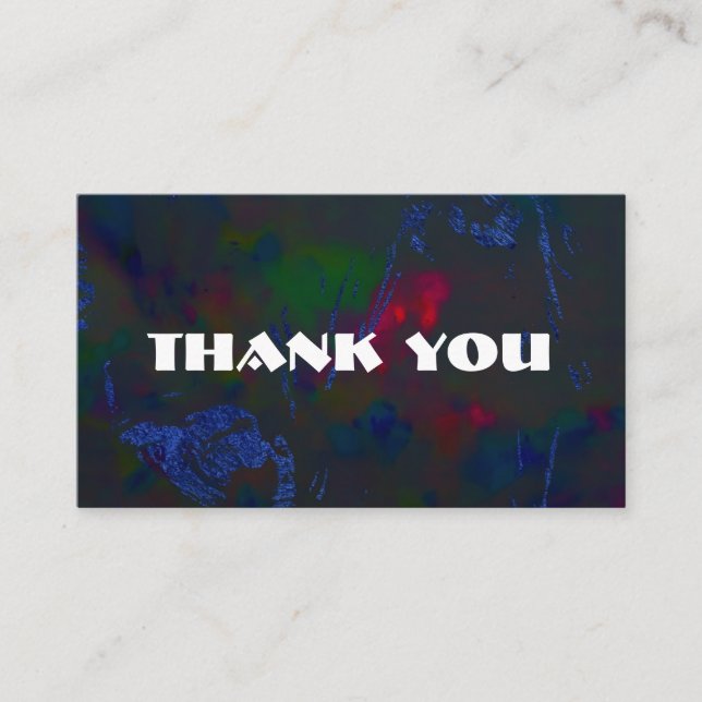 Customizable thank you card  (Front)