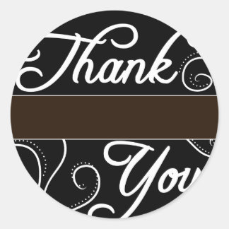 Customizable Thank You Stickers