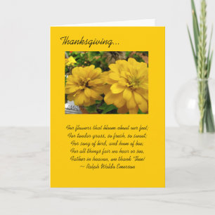 Customizable Thanksgiving Card