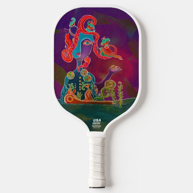 Customizable The Goddess Bright Pickleball Racket Paddle (Front)