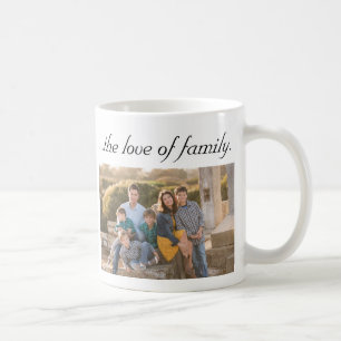 Customizable "The Love of Family" Coffee Mug