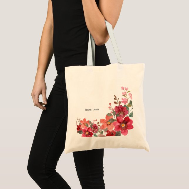 Customizable Timeless Red Tote Bag (Front (Product))