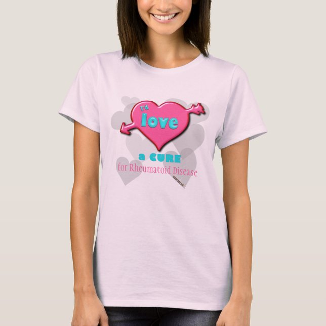 CUSTOMIZABLE to any text I'd Love a cure for____ T-Shirt (Front)