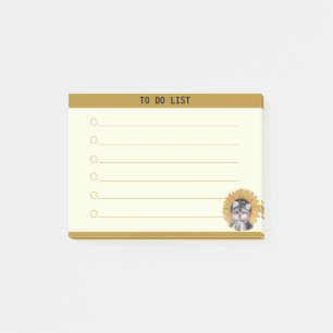 Customizable To Do List & Cute Dog Post-it Notes
