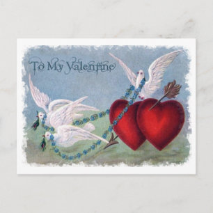 Customizable To My Valentine Cards, Postage, Gifts Holiday Postcard