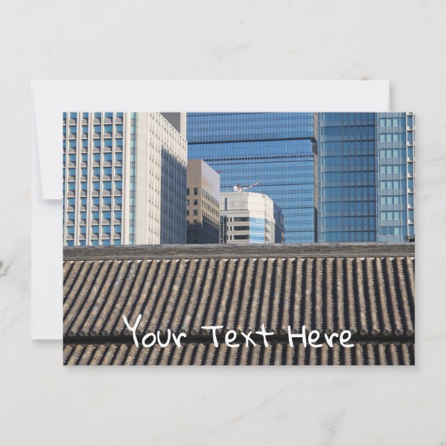 Customizable Tokyo, Japan card (Front)