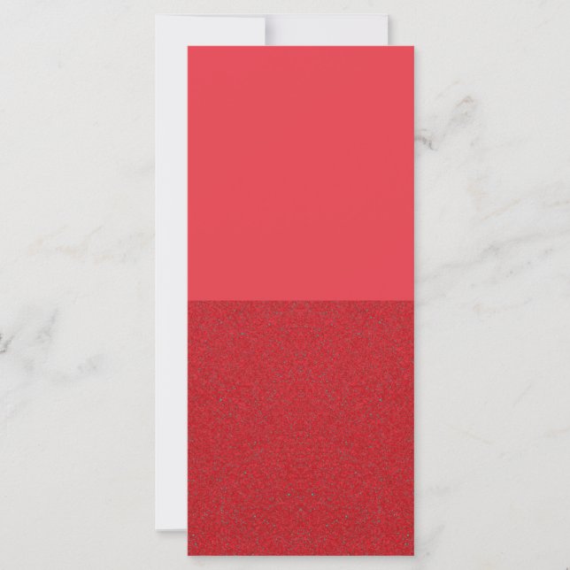 Customizable Tomato Red Noise Flat Card (Front)
