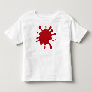 Customizable Tomato Red Paint Splash Tee