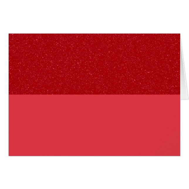 Customizable Tomato Red Spark Split Card (Front Horizontal)