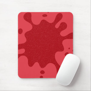 Customizable Tomato Red Splash Mouse Pad