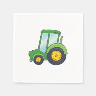 Customizable Tractor Napkin