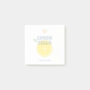 Customizable Transparent Love Limoncello  Post-it Notes
