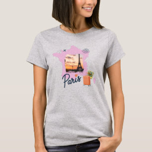 Customizable Travel Themed Paris Shirt