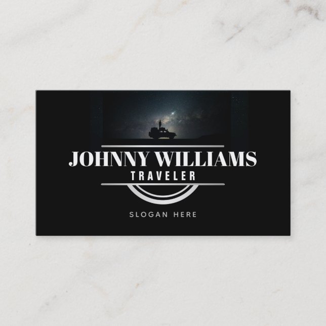 Customizable Traveller Business Cards (Front)